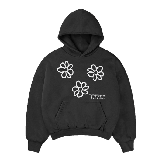 "DES FLEURS EN HIVER" HOODIE